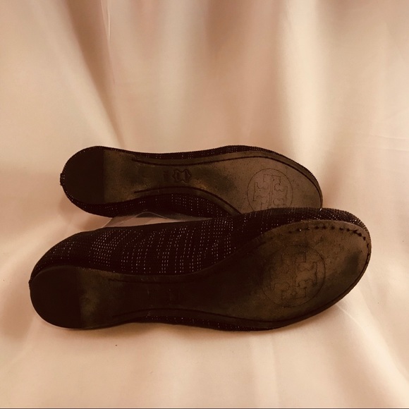 Tory Burch Caroline Glitter Flats - Size 7.5B - Picture 5 of 8